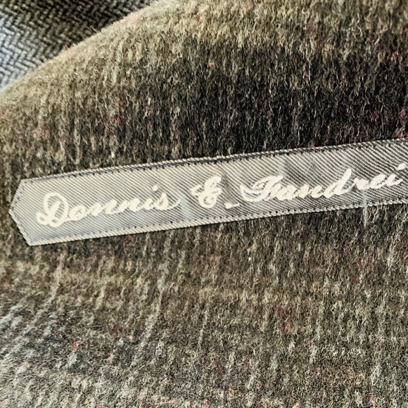 Crown Tailor English Chesterfield Herringbone Overcoat. - Picture 7 of 11